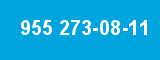 955 273-08-11 955 273-08-11